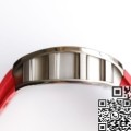 EUR Factory Richard Miller Copy RM052 Diamond Skull Red Rubber Strap