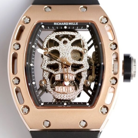 EUR Factory Richard Miller Fake RM052 Rose Gold Case With Diamond Dial
