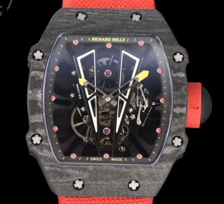 YS Factory Copy Richard Mille RM27-03 Tourbillon Black Carbon Fiber