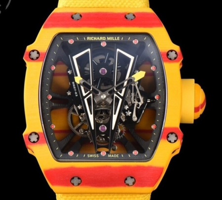 YS Factory Counterfeit Richard Mille RM27-03 Tourbillon Yellow Carbon Fiber