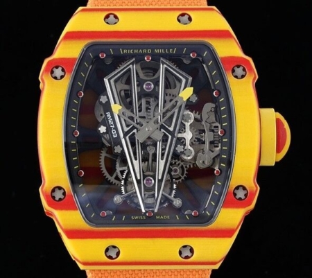 RM Factory Replica Richard Mille RM27-03 Orange Nylon Strap