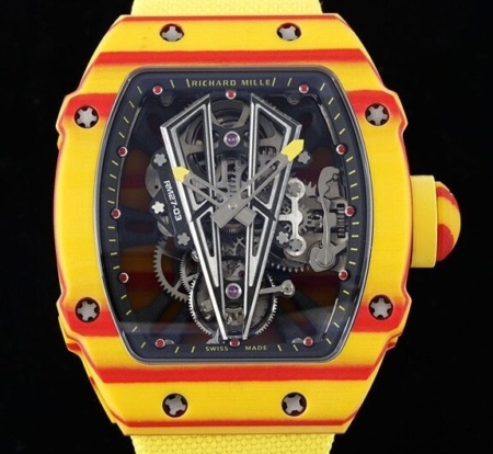 RM Factory Replica Richard Mille RM27-03 Yellow Nylon Strap