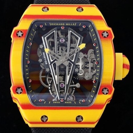 Richard Mille Watches RM27-03 Black Nylon Strap Watches