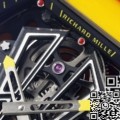 RM Factory Fake Richard Mille RM27-03 Yellow Rubber Strap