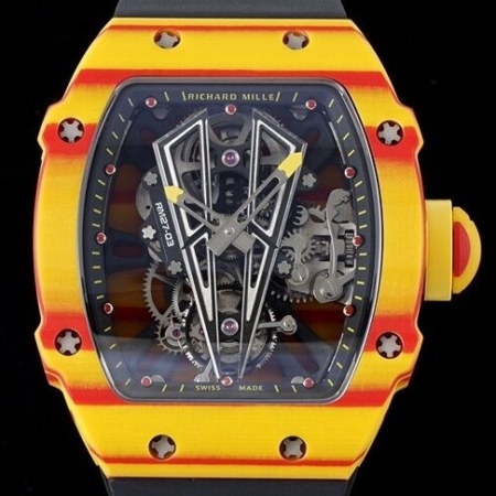 Fake Richard Watches RM Mille RM27-03 Black Rubber Strap