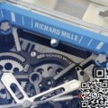 RM Replica Richard Mille RM35-01 Blue Dial Transparent Strap