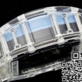RM Replica Richard Mille RM35-01 Blue Dial Transparent Strap