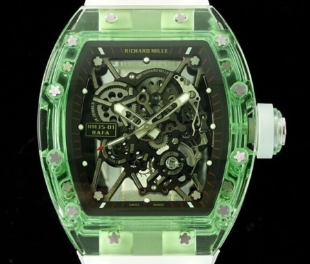 RM Factory Replica Watch Richard Mille RM35-01 Green Crystal