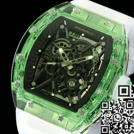 RM Factory Replica Watch Richard Mille RM35-01 Green Crystal
