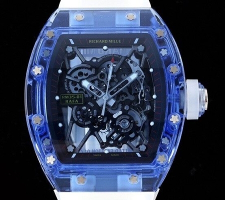 RM Factory RM35-01 Fake Watches Richard Mille Blue Crystal