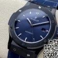 HB Factory Hublot Classic Fusion Fake 511.CM.7170.LR Black Ceramic Blue Dial