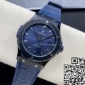 HB Factory Hublot Classic Fusion Fake 511.CM.7170.LR Black Ceramic Blue Dial