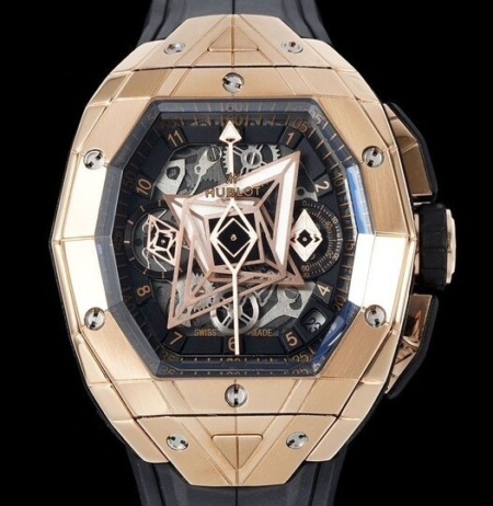 HB Factory Copy Hublot Watches Big Bang Sang Blen III Rose Gold