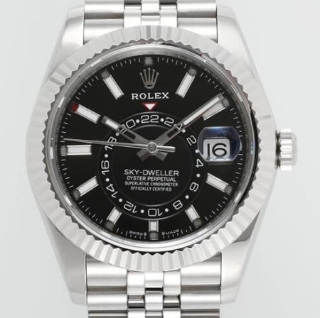 Rolex Replica Bright Black ZF Sky Dweller M336934-0008 Dial