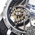 BBR Factory Fake Watch Roger Dubuis Excalibur RDDBEX0393 Diamond Case: The Ultimate King Series Tourbillon