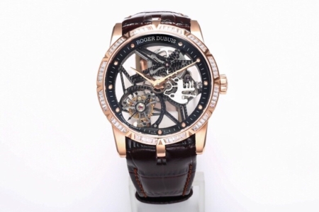 BBR Factory Replica Watch Roger Dubuis Excalibur RDDBEX0393: The King Returns with Rose Gold Diamond Case