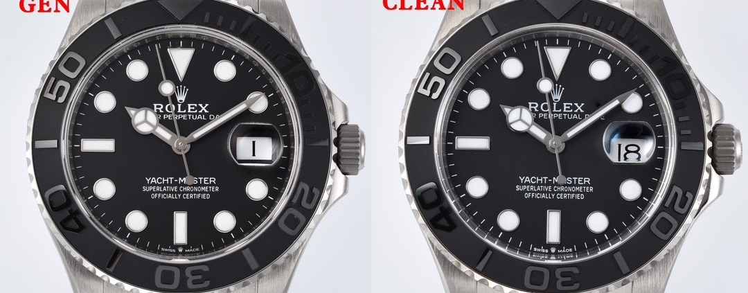 Depth evaluation of titanium alloy Yacht-Master in Clean Factory