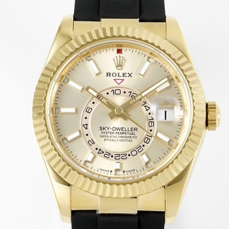 ZF Factory Imitation Rolex Watch Sky-Dweller M336238-0001 Gold Watch Case: A Luxurious Replica