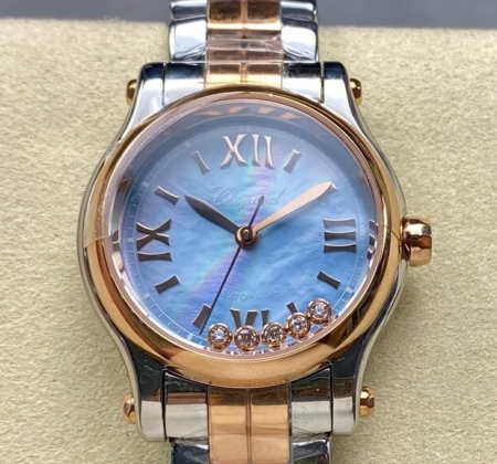 YF Factory Replica Chopard Watch HAPPY SPORT 278608-6013 Series Blue Dial – A Perfect Blend of Elegance and Innovation