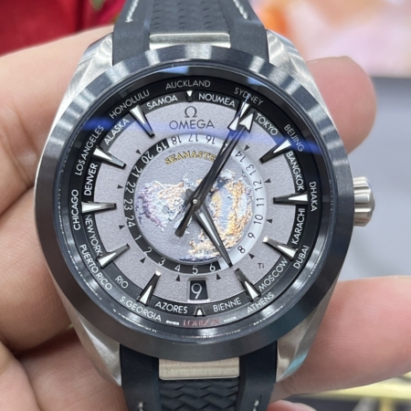 VS Factory Fake Watch Omega Seamaster 220.92.43.22.99.001 Ceramic Grey Dial