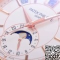 GR Factory Fake Watch Patek Philippe Complications 5205G-013 Rose Gold: V2 Upgraded Edition