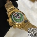 BT Factory Rolex Daytona Imitation M126508-0004 Gold Watchband Black Panda Dial