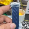 VS Factory Replica Watch Omega Seamaster 220.12.43.22.03.001 Blue Dial Tape Strap: A Replica Masterpiece with Impressive Features