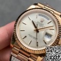 Q Factory Rolex Replica Watch Day-Date M128239 36mm Rose Gold Watch: Elegance and Luxury Redefined