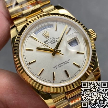 Q Factory Rolex Day-Date Fake M128238 36mm Gold Watch: A Timeless Symbol of Luxury