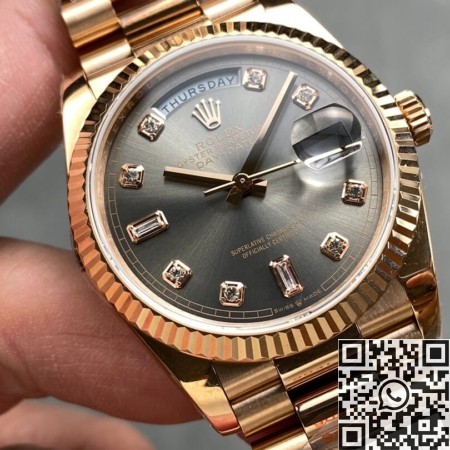 Q Factory Replica Rolex Day-Date M128235-0050 36mm Advanced Edition: A Perfect Replica with Enhanced Details