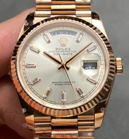 Q Factory Rolex Day-Date Replica M128235-0087: 36mm Classic Replica Masterpiece