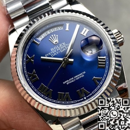 An In-Depth Look at the Q Factory Rolex Day-Date M128239-0063 Blue Dial 36mm