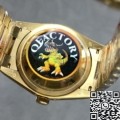 Q Factory Rolex Day-Date Replica M118238 36mm Black Dial Diamond Scale: Luxury Meets Bold Elegance