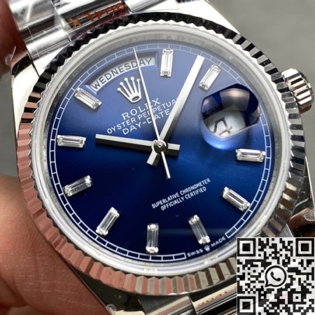 Q Factory Replicas Rolex Day-Date M128236-0023 Crystal Scale 36mm