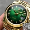 Exploring the Q Factory Fake Rolex Day-Date M128238-0118 Gold Watch 36mm