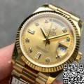 Review of Q Factory Replica Rolex Day-Date M128238-0008 Diamond Scale 36mm
