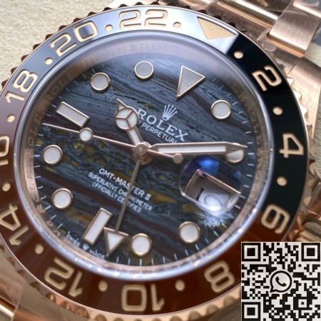 Exploring the Exquisite ARF Factory Replicas Rolex GMT Master II M126715CHNR-0002 Rose Gold Watch 3285