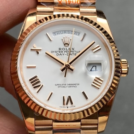 Q Factory Replicas Rolex Watch Day-Date M128235-0070 36mm: A Timeless Icon of Luxury