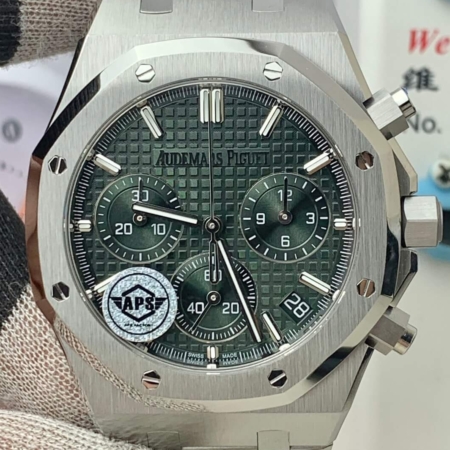 APS Factory Replica Watch Audemars Piguet 26240ST Green Dial – A Refined Replica of a Modern Classic