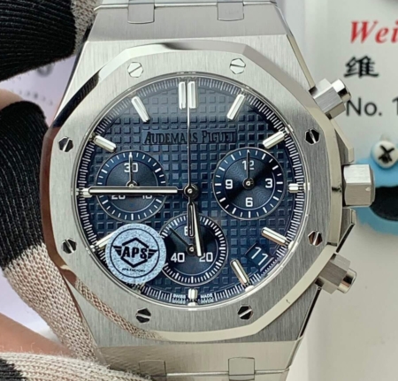 APS Factory Fake Watch Audemars Piguet 26240ST Blue Dial – A Timeless Classic Recreated