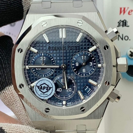 APS Factory Fake Watch Audemars Piguet 26240ST Blue Dial – A Timeless Classic Recreated