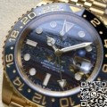 ARF Factory Replica Rolex GMT Master II 126718GRNR-0002 Gold Watch