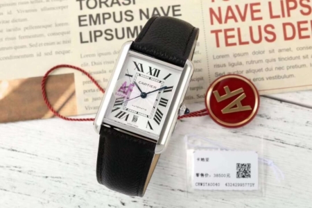 AF Factory Cartier Tank Must WSTA0040 Cowhide Strap: A Timeless Tribute to Peace and Elegance