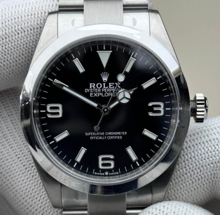 Clean Factory Replica Rolex Explorer M214270 40mm – Rugged Elegance with Upgraded 3230 Movement