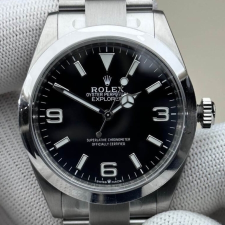 Clean Factory Replica Rolex Explorer M214270 40mm – Rugged Elegance with Upgraded 3230 Movement