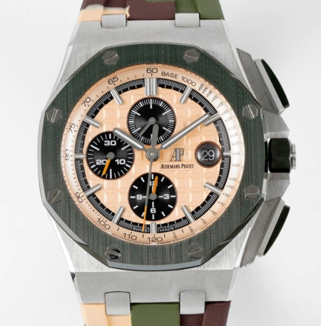 APS Factory Imitation Watch Audemars Piguet Royal Oak Offshore 26400SO.OO.A054CA.01 Review: Military Green Power with Precision