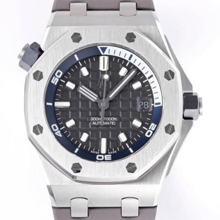ZF Factory Imitation Watch Audemars Piguet Royal Oak Offshore Diver 15720ST.OO.A009CA.01 Review: Grey Dial Minimalism Meets Dive Watch Power