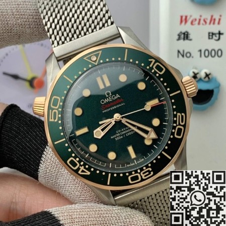 NS Factory Replica Watch Omega Seamaster 300M 210.90.42.20.10.001 – A Bronze Gold & Titanium Masterpiece