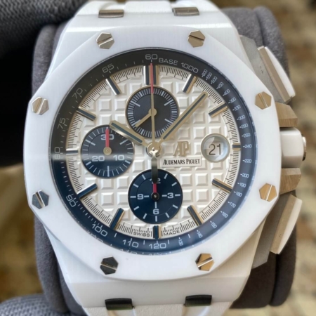 APS Factory Replicas Audemars Piguet Royal Oak Offshore 26402CB.OO.A010CA.01 Review: White Ceramic Beast Reimagined