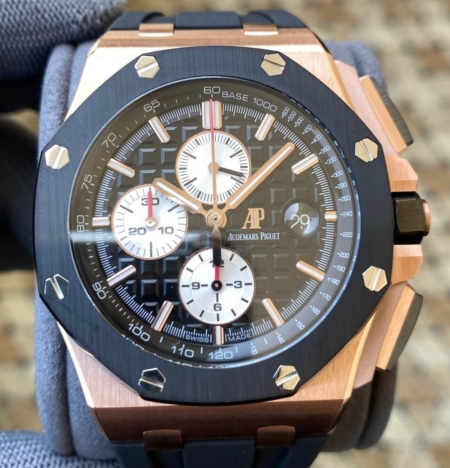 APS Factory Replica Audemars Piguet Royal Oak Offshore 26401RO.OO.A002CA.01 Review: Rose Gold Power with Racing Spirit